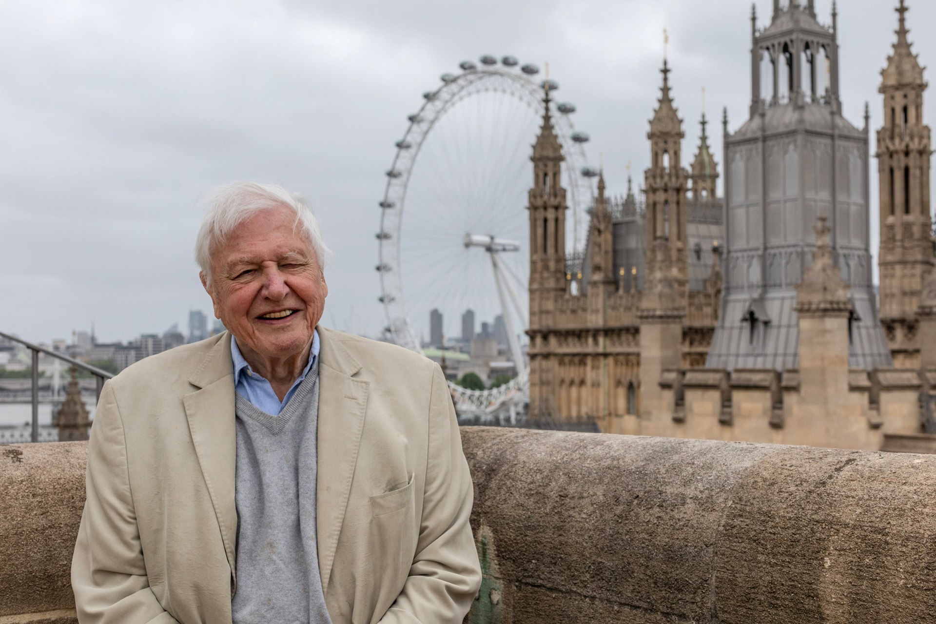 Sir David Attenborough at the House of Commons