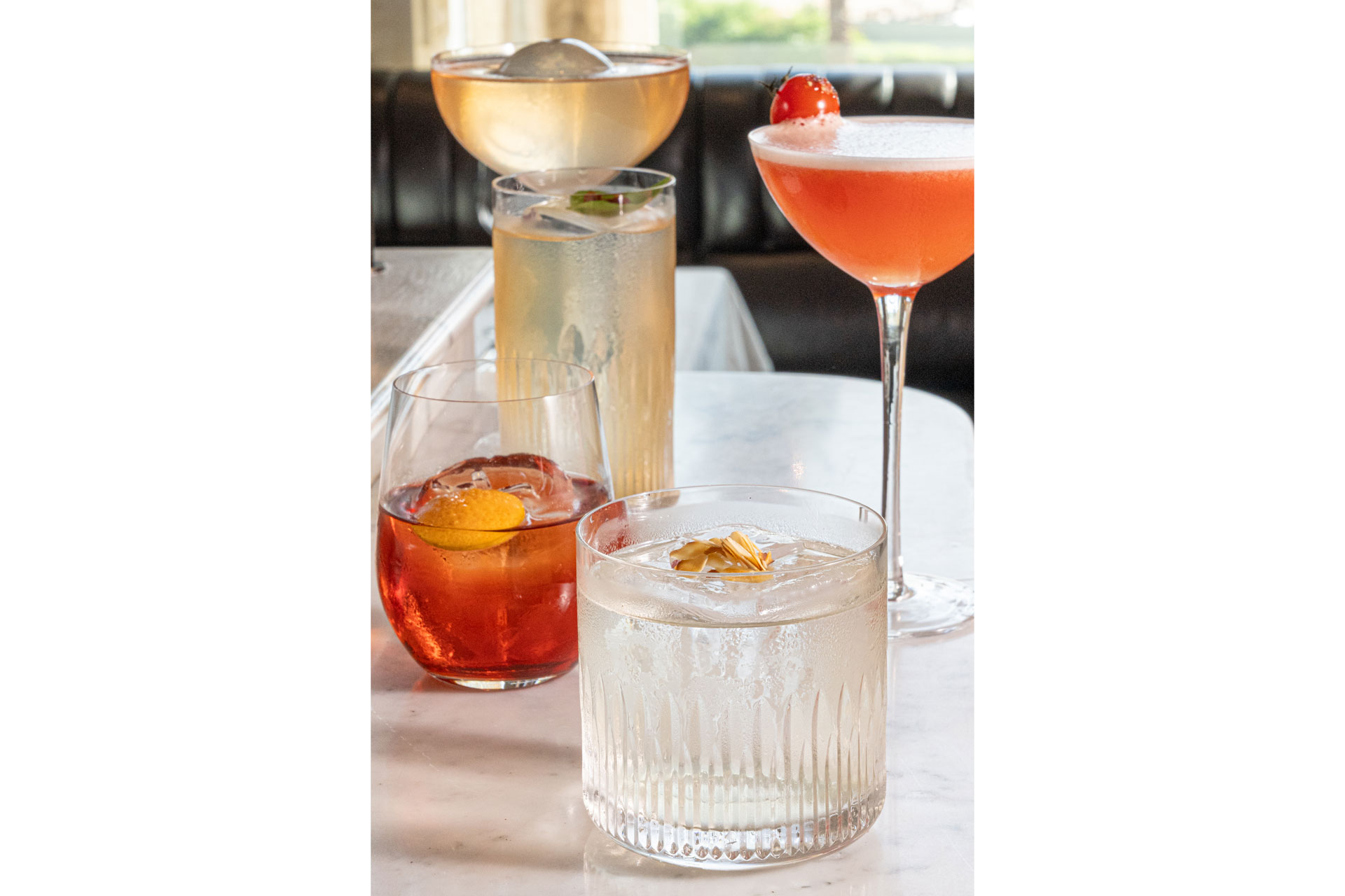 Non-alcoholic cocktails at LPM Restaurant
