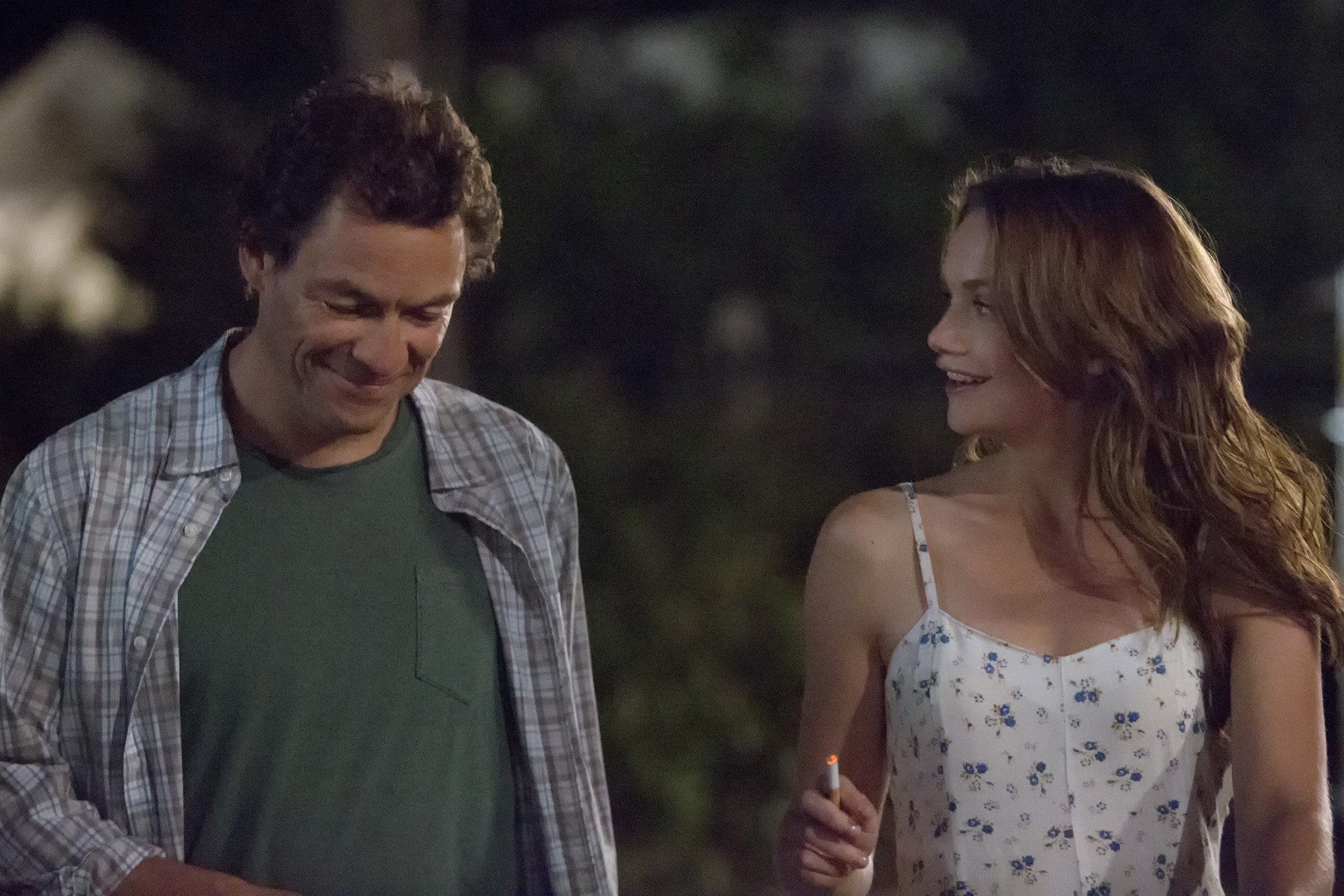 Dominic West as Noah Solloway and Ruth Wilson as Alison Bailey in The Affair