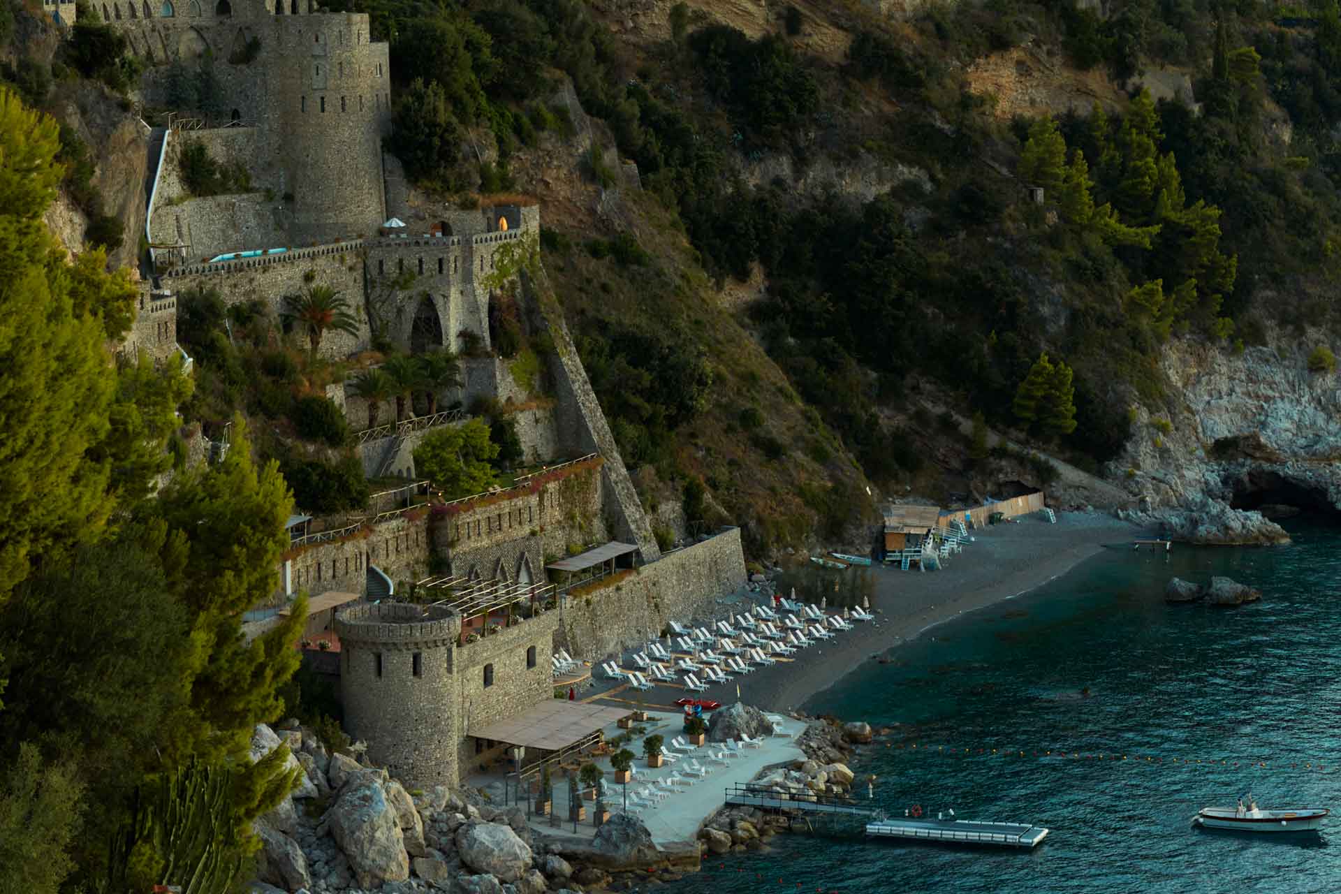 Aerial view of Borgo Santandrea Hotel