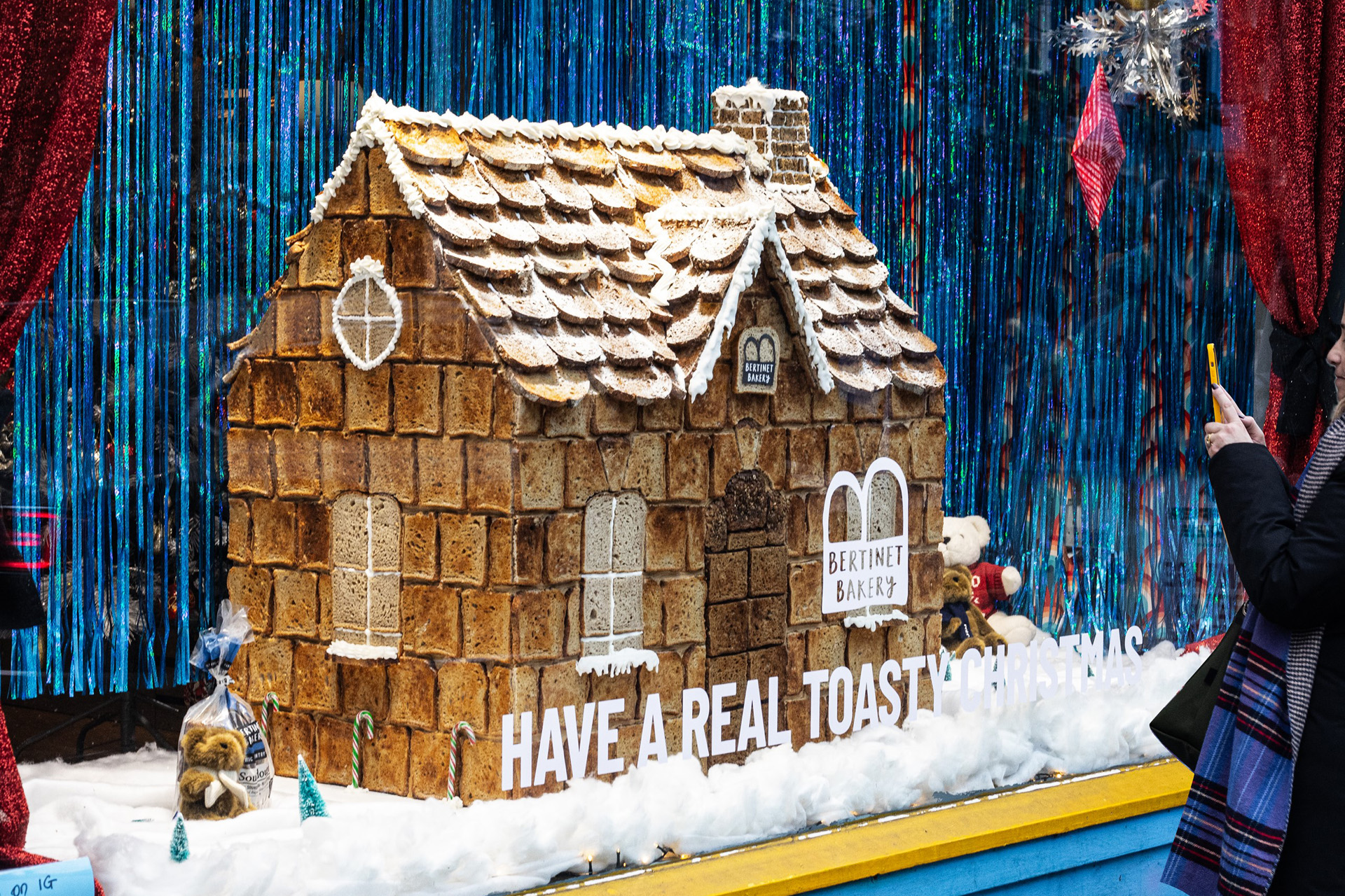 Bertinet Bakery Christmas toast house