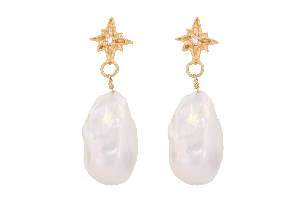 Pearl earrings
