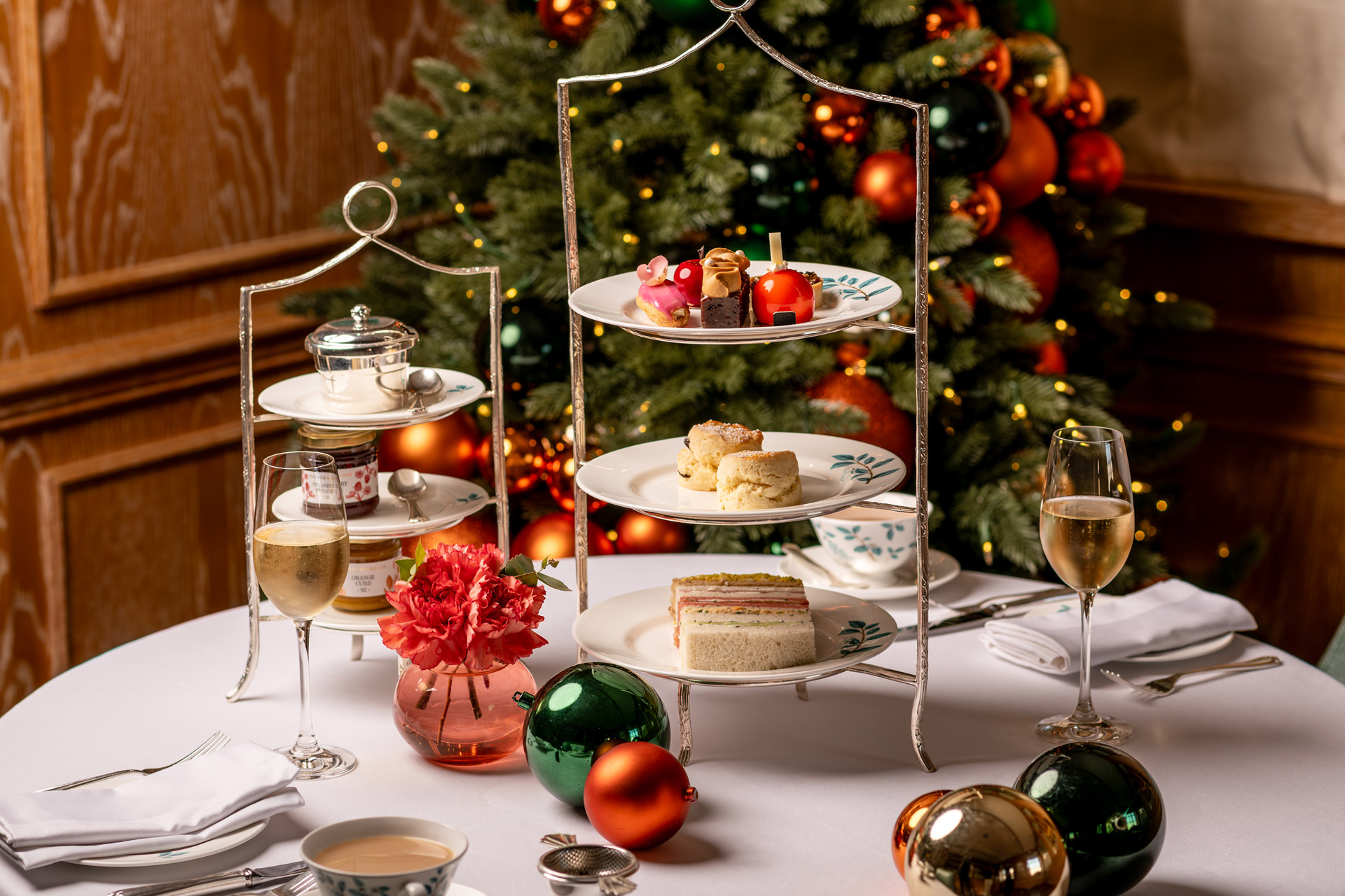 Festive afternoon tea at Fortnum & Mason