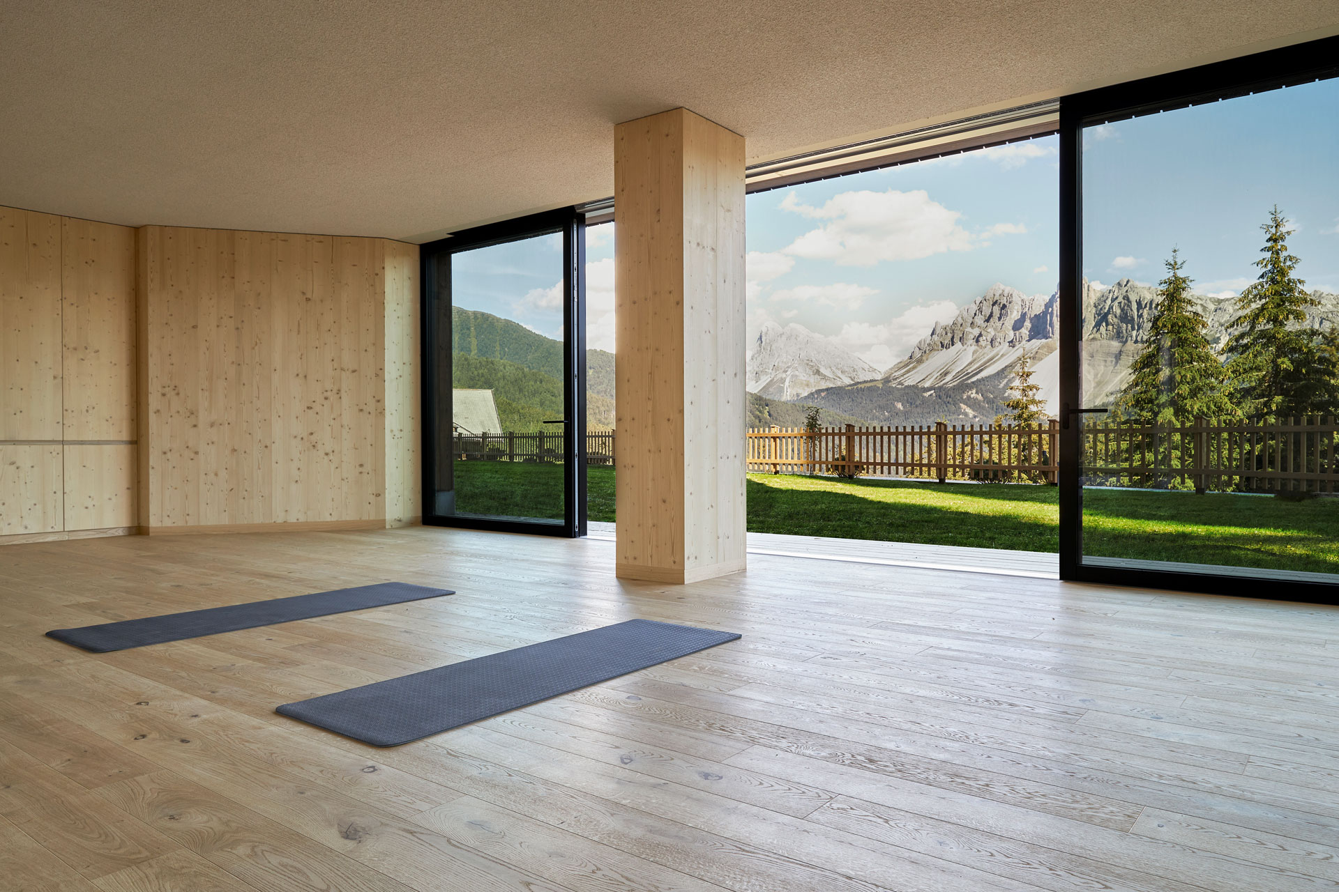 Yoga studio at FORESTIS