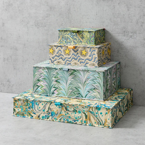 Desk storage boxes
