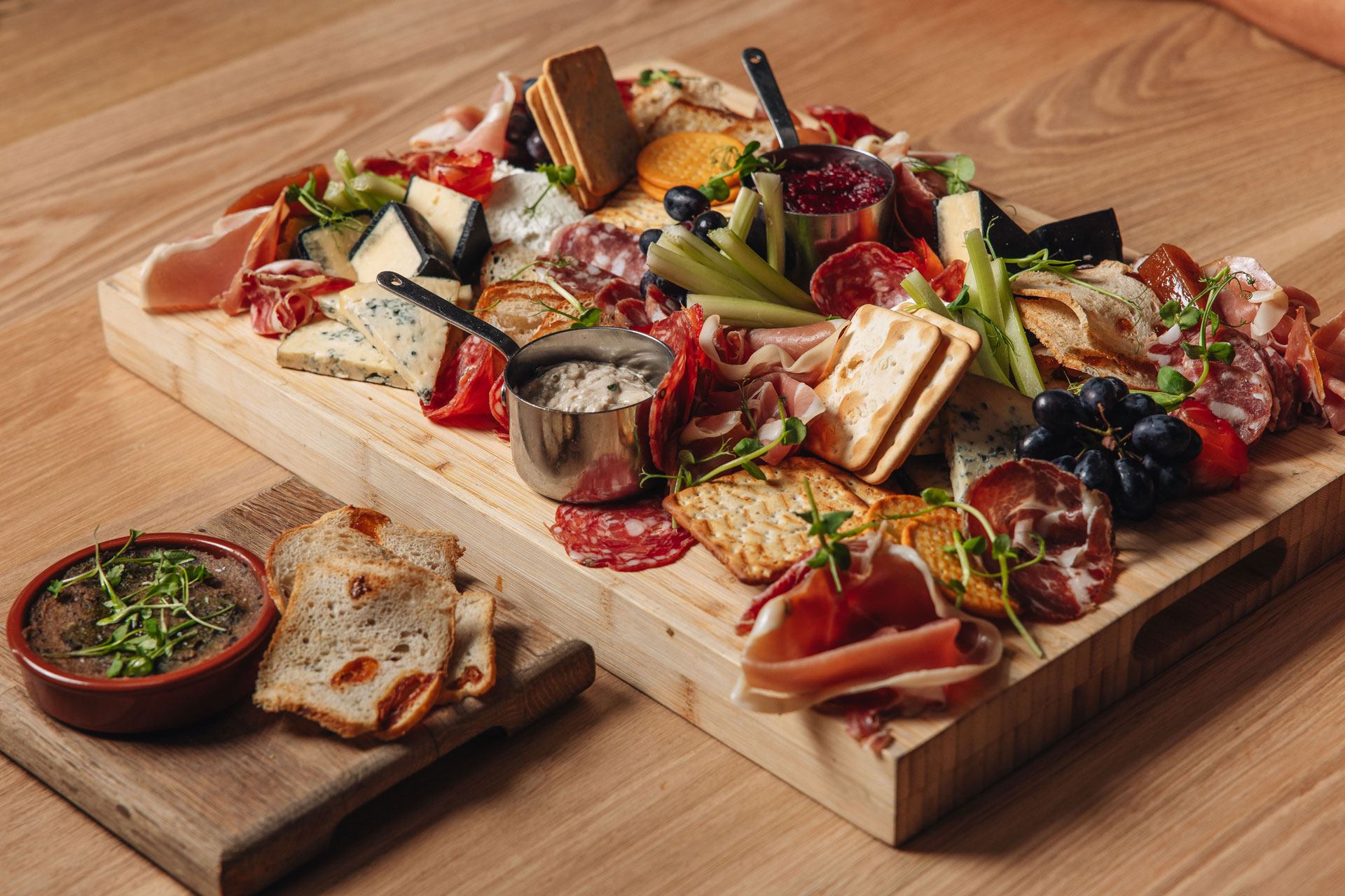 Grazing board at Aviary London