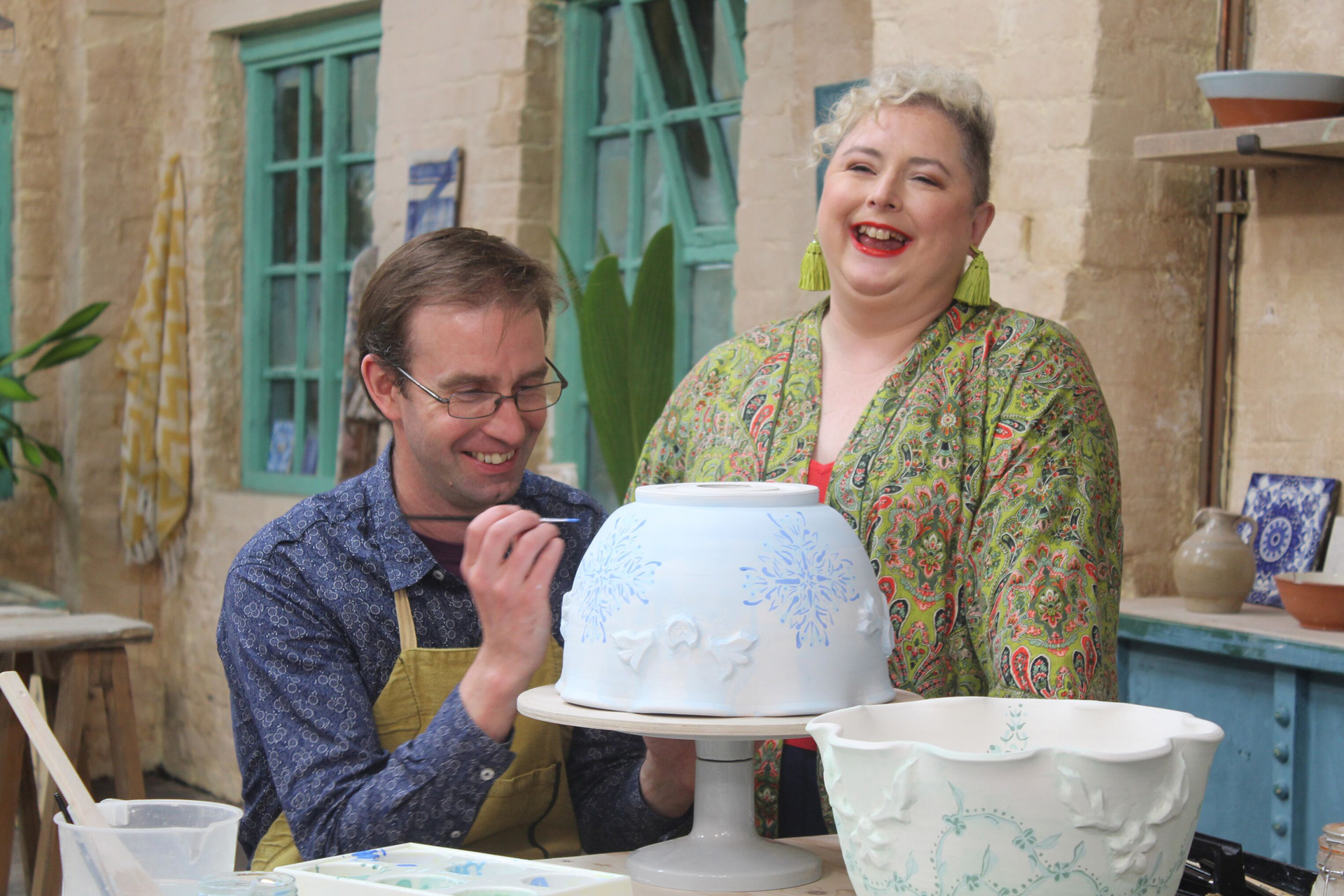 James Stead and Siobhán McSweeney in series 6