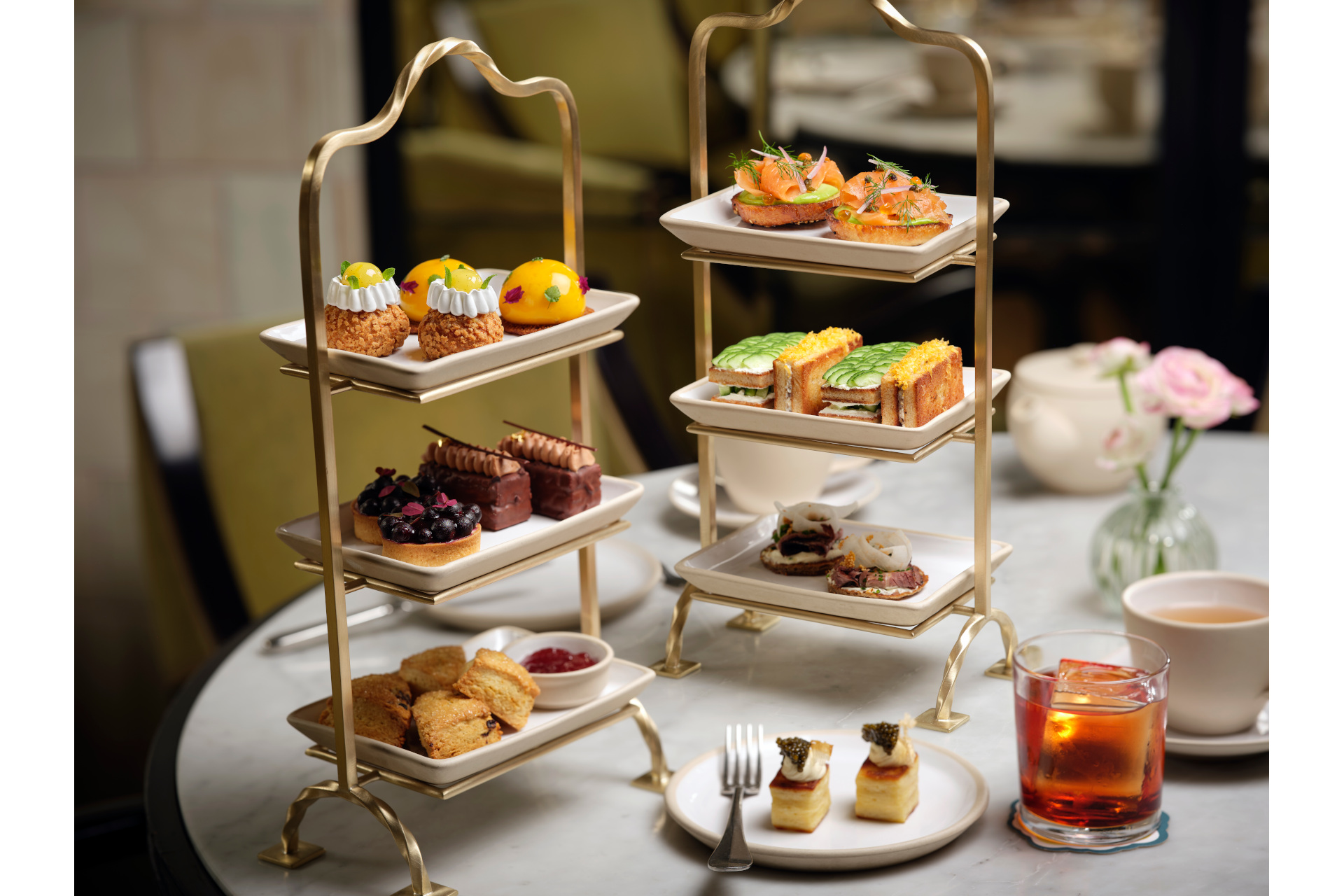 Afternoon tea spread