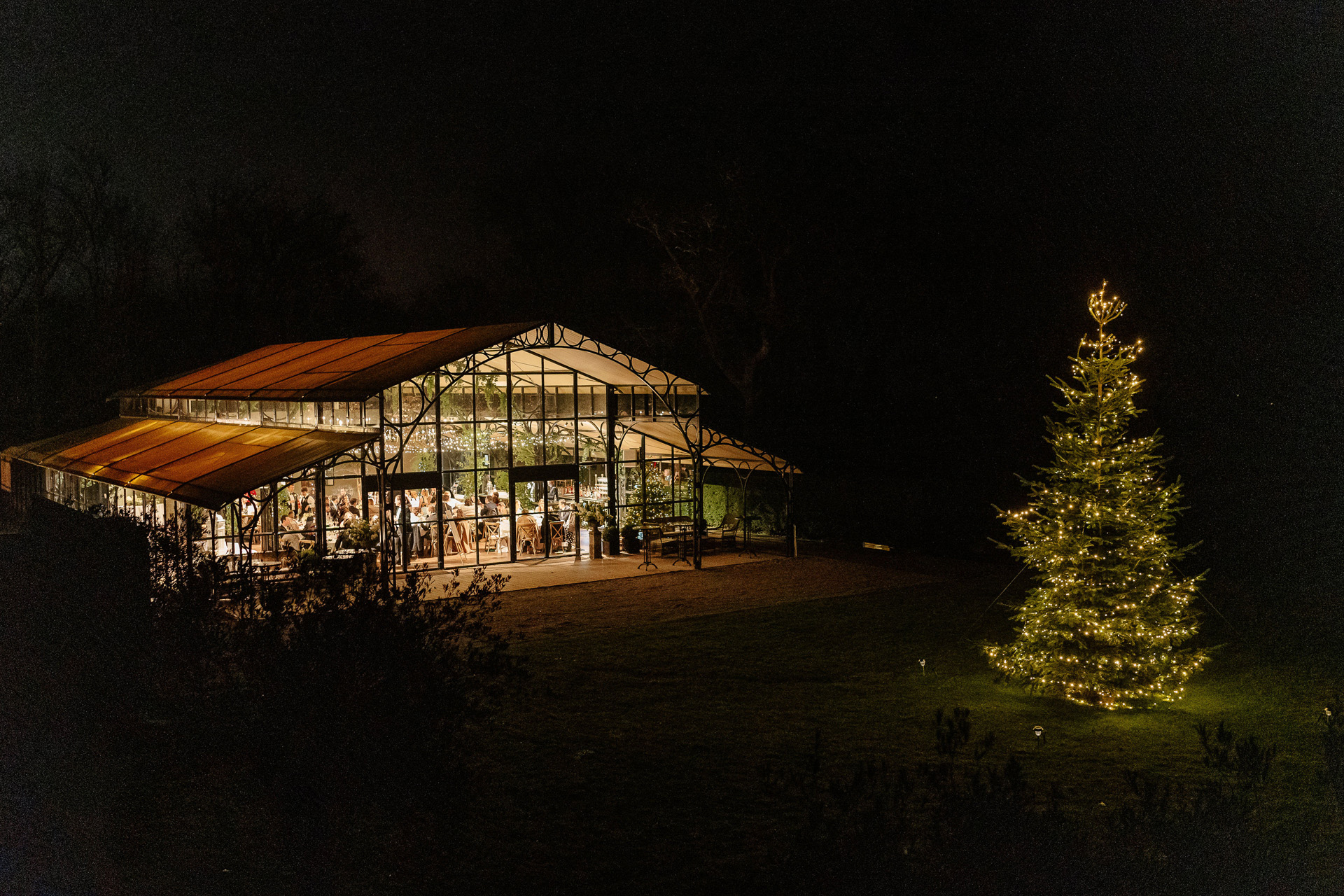 Port Lympne illuminated