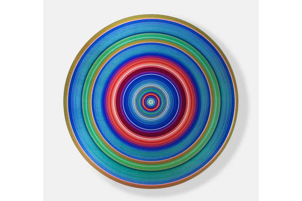 Colourful disc