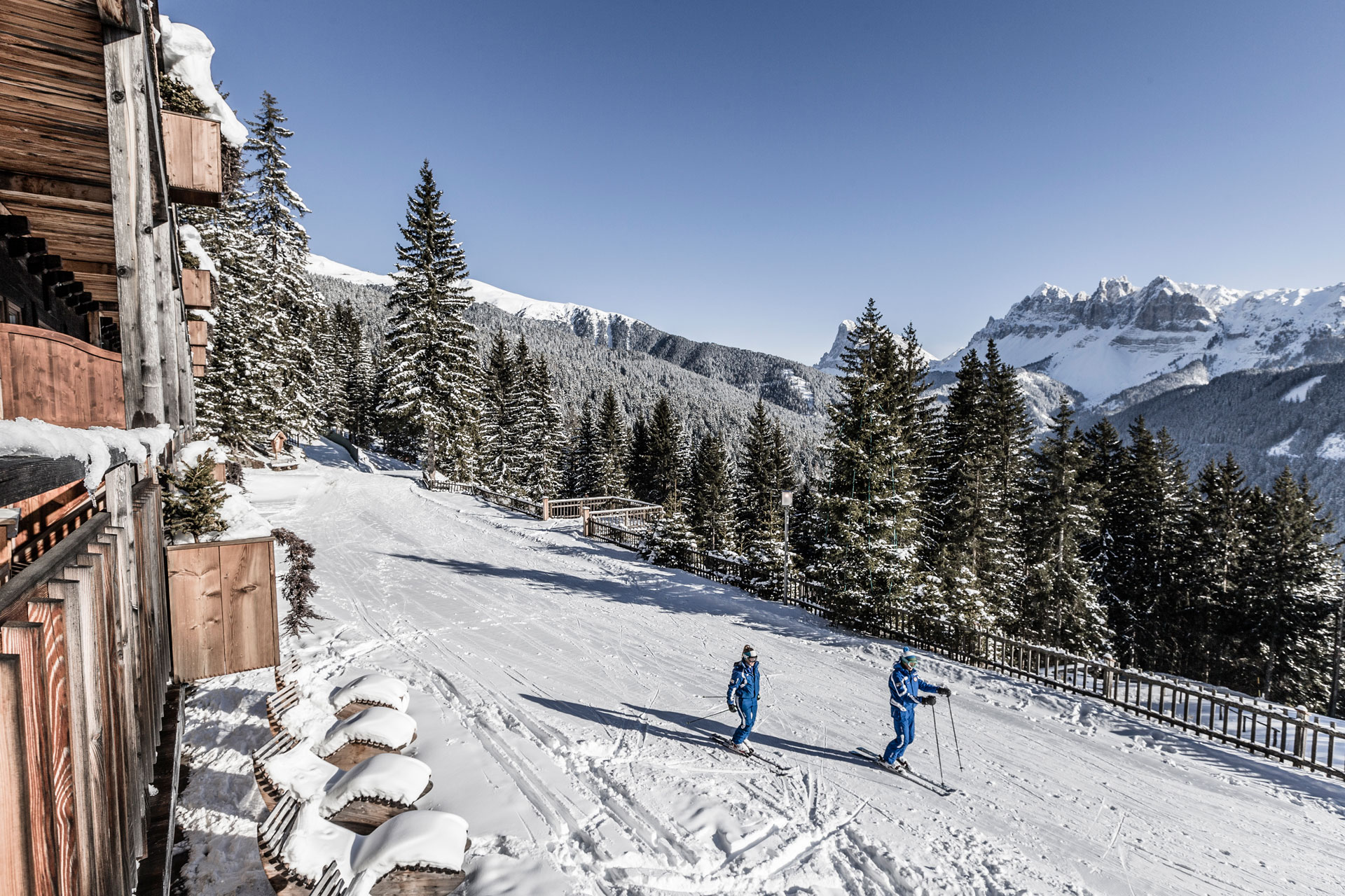 Skiing at FORESTIS