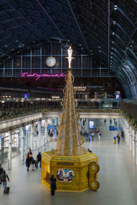 St Pancras International Christmas Tree