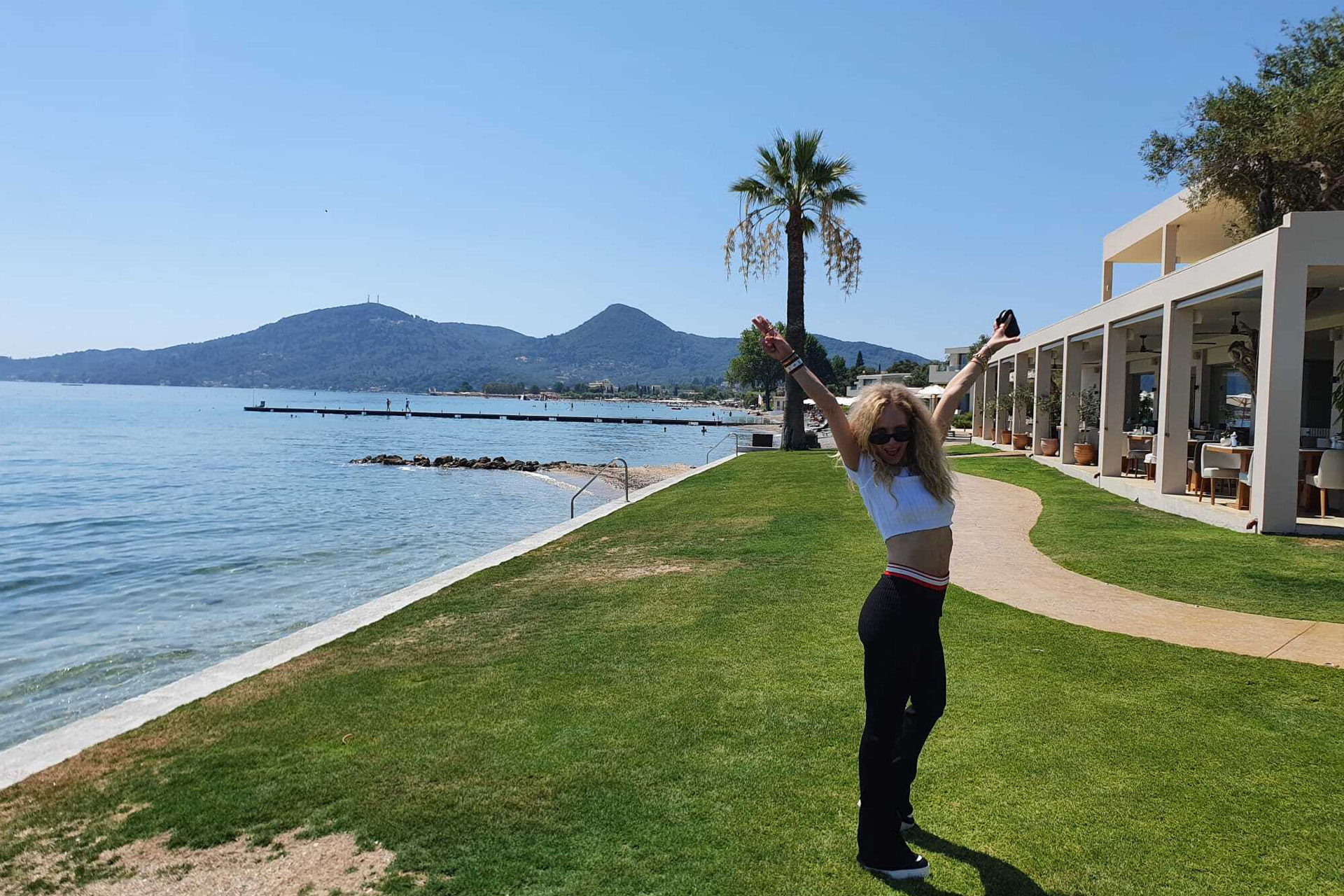 Juno on holiday