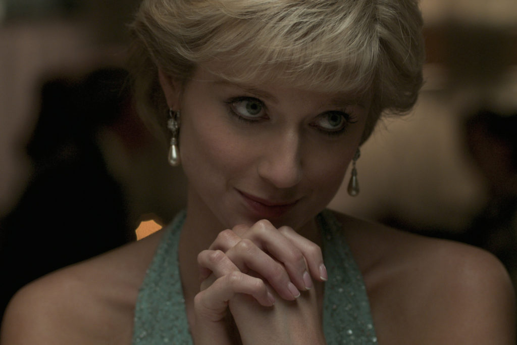 Elizabeth Debicki as Diana in Season 5 of The Crown