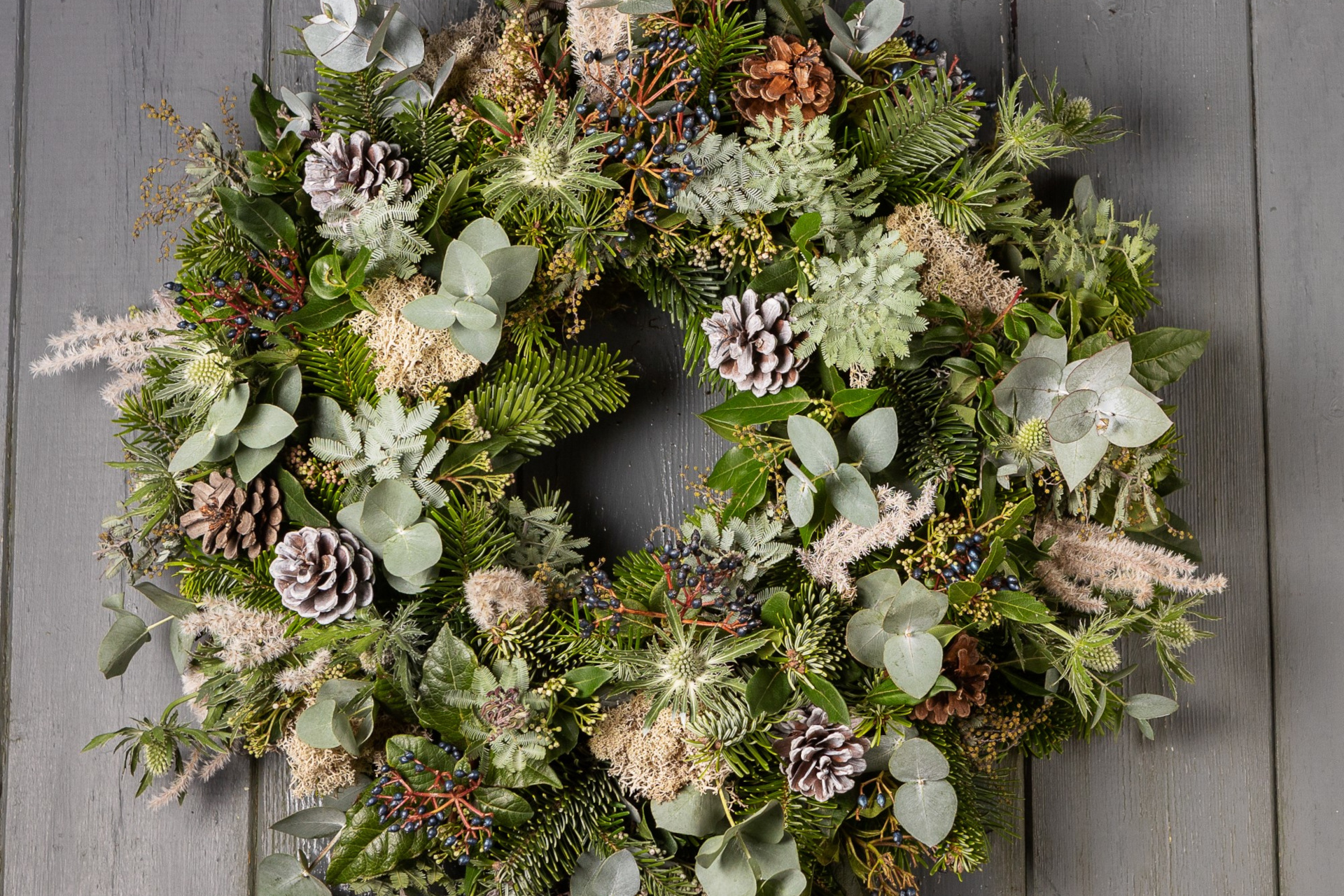 Close up of wreath
