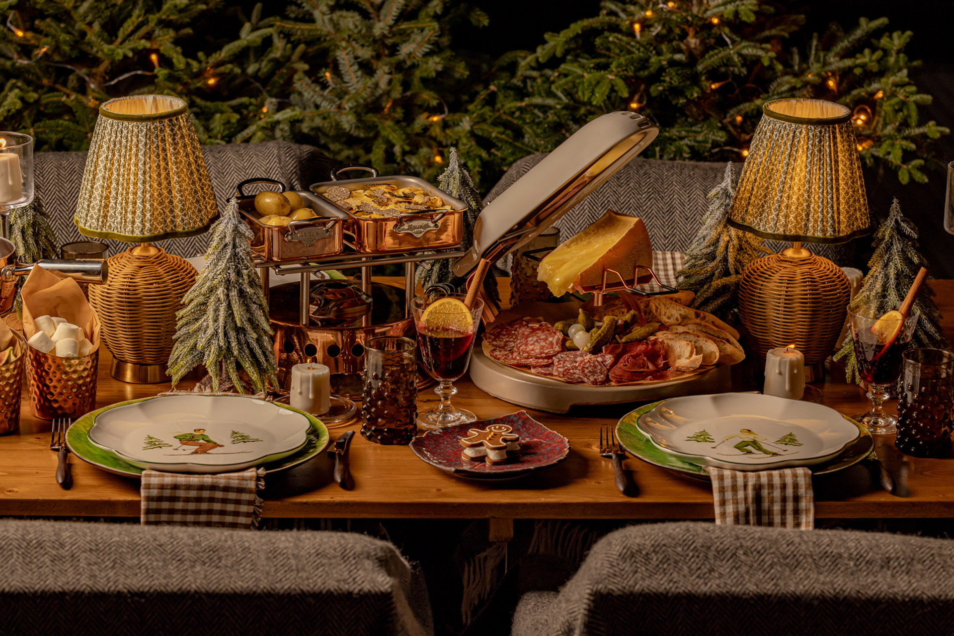 Christmas food at The Berkeley's rooftop pop-up