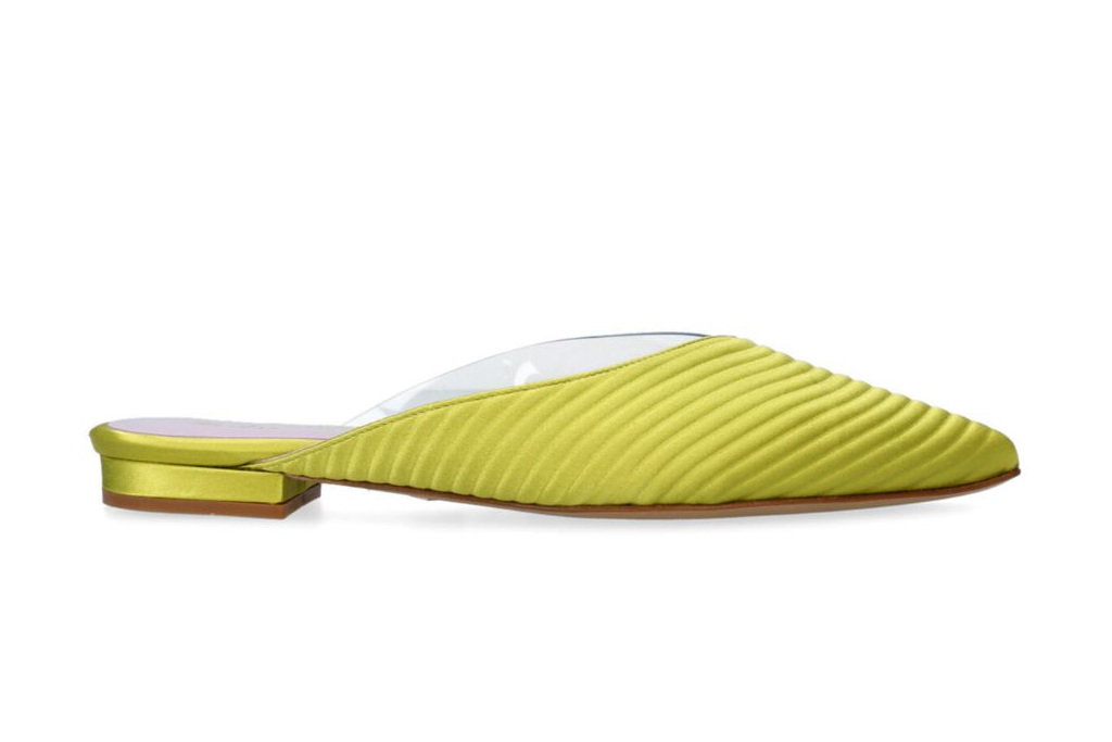 Lime coloured slipper