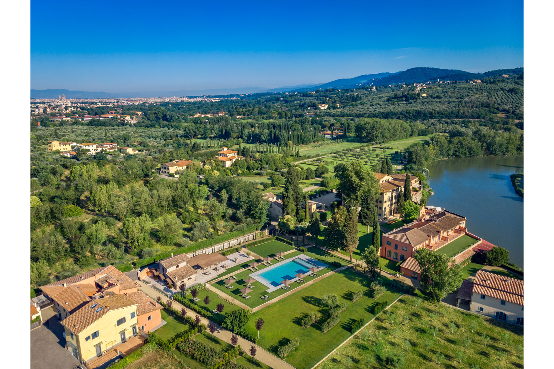 Villa La Massa - Arno River and Chianti hills
