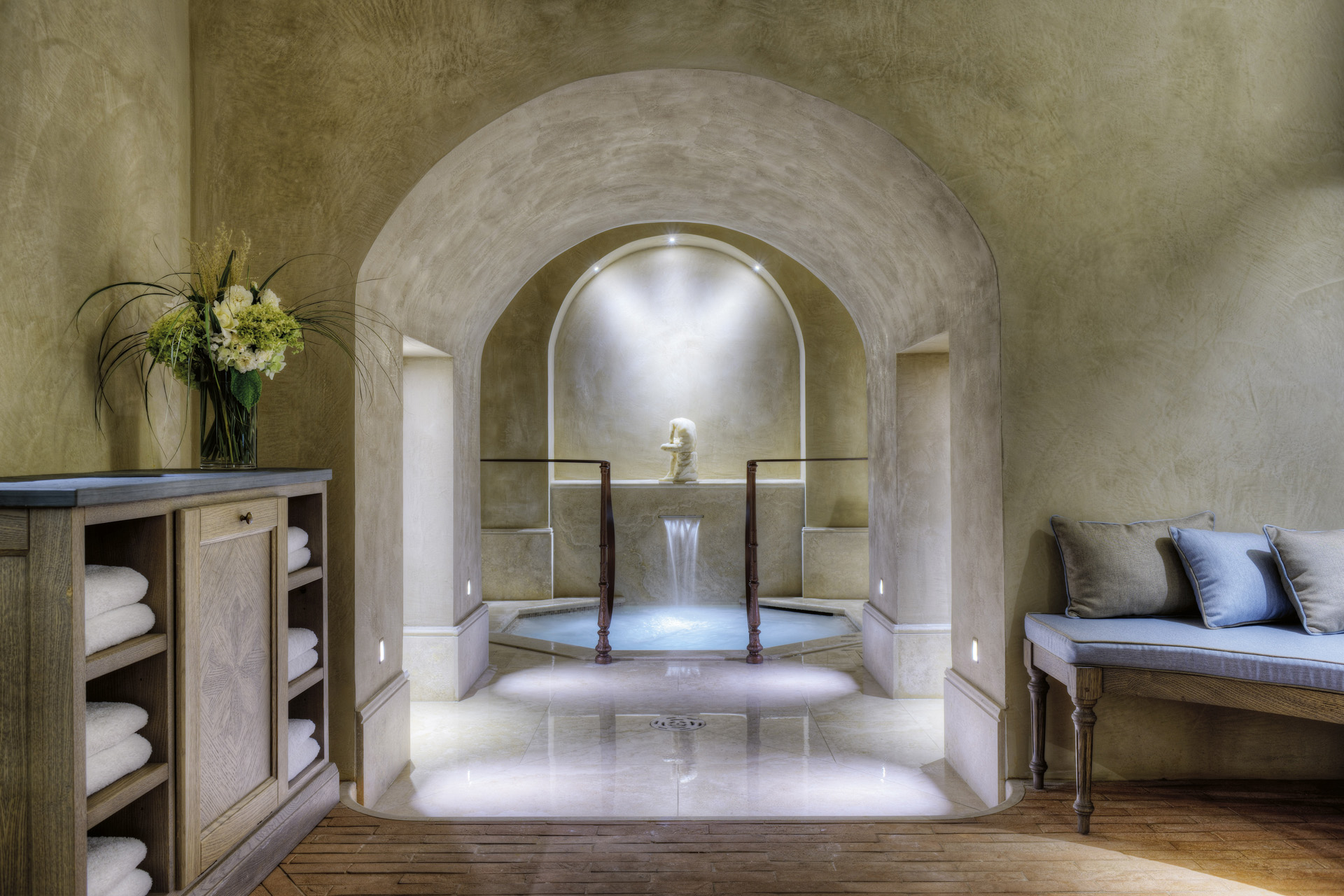 Roman bath in the spa
