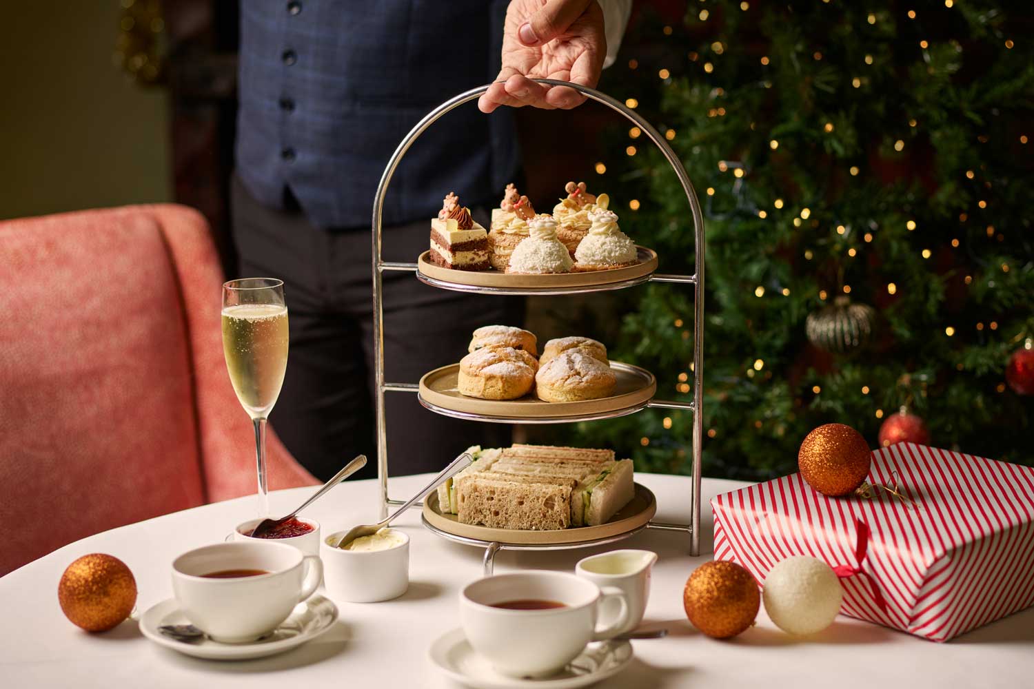 The Montagu Arms festive afternoon tea
