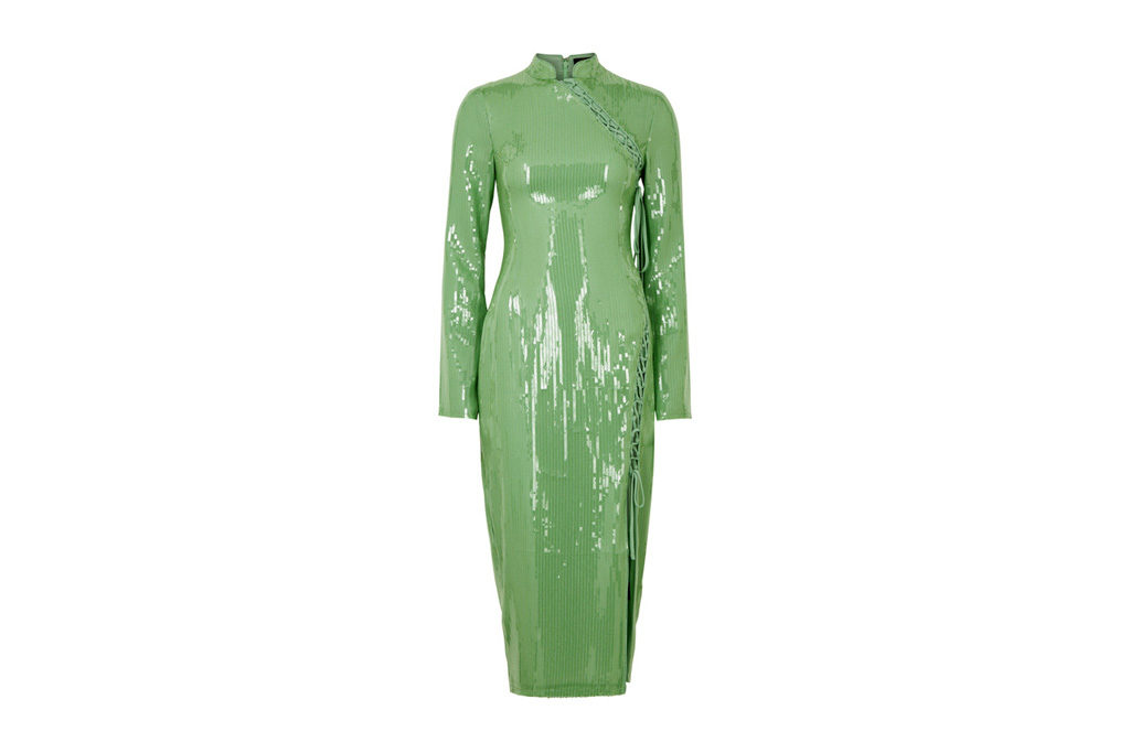 De La Valli Eilif sequin-embellished midi dress