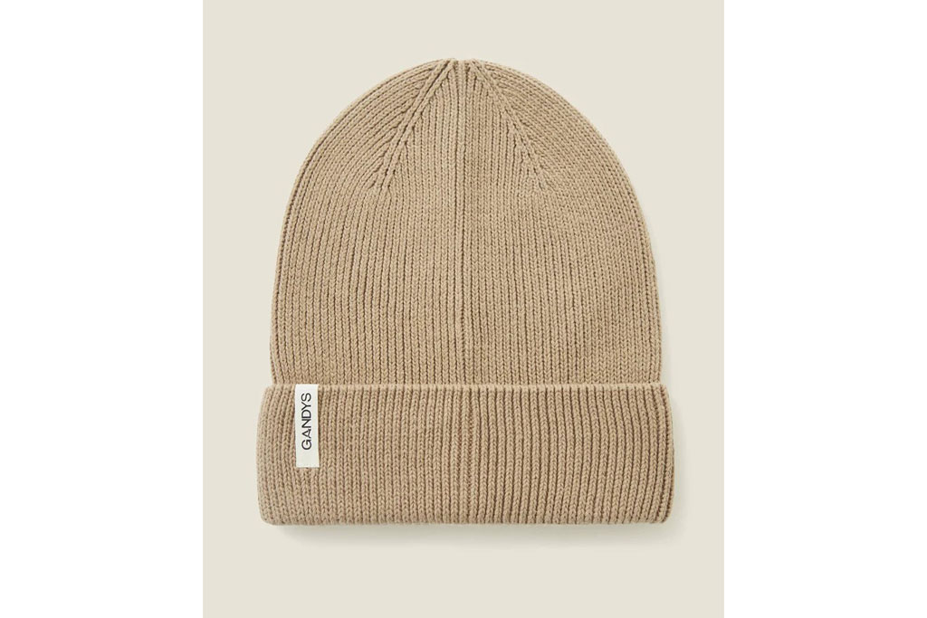 Gandy’s Ecru Organic Cotton Beanie