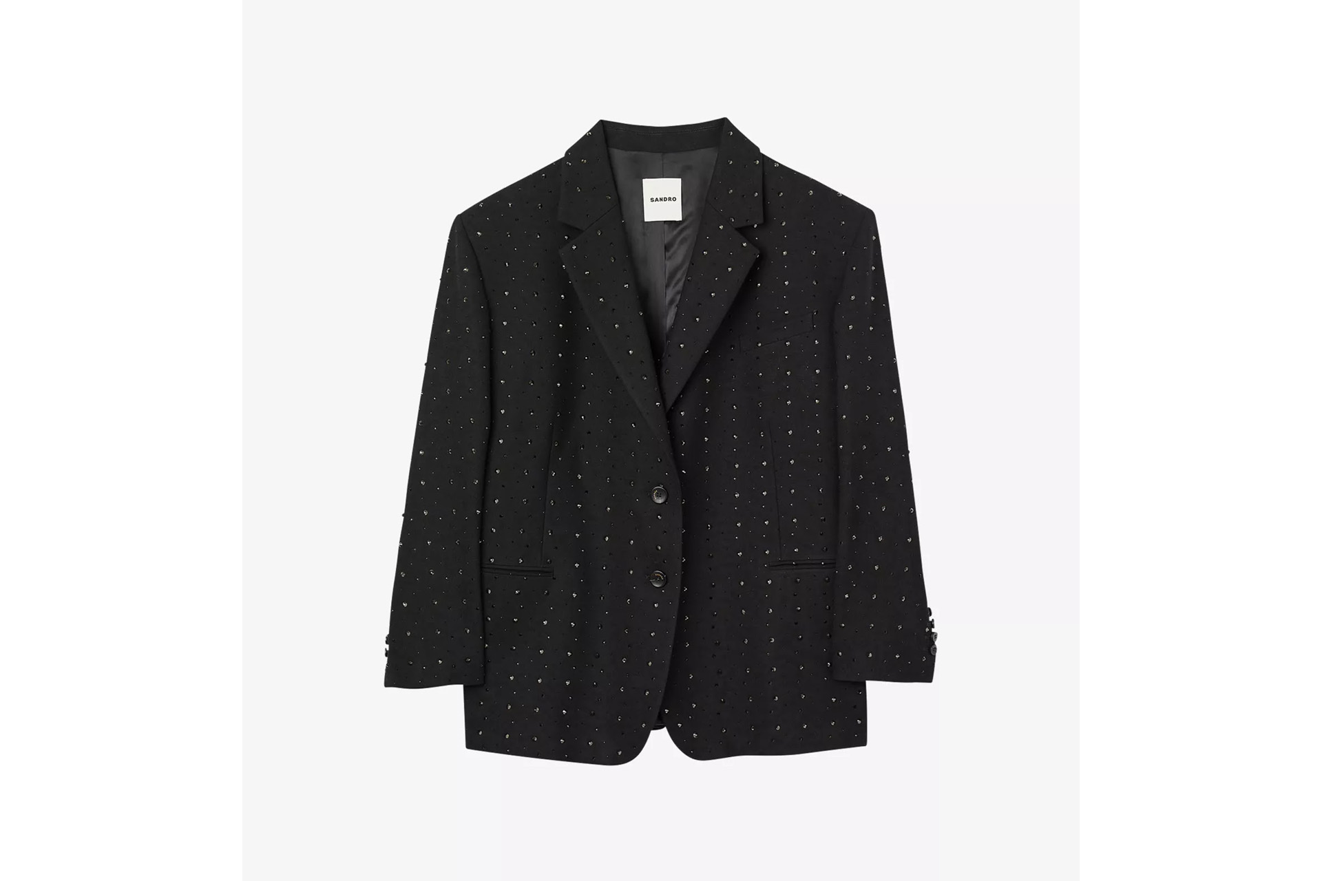 Sandro Rhinestone Blazer