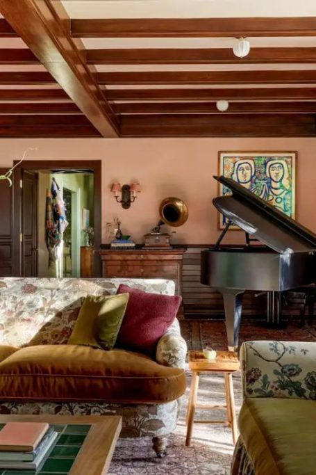 Room with antique furniture