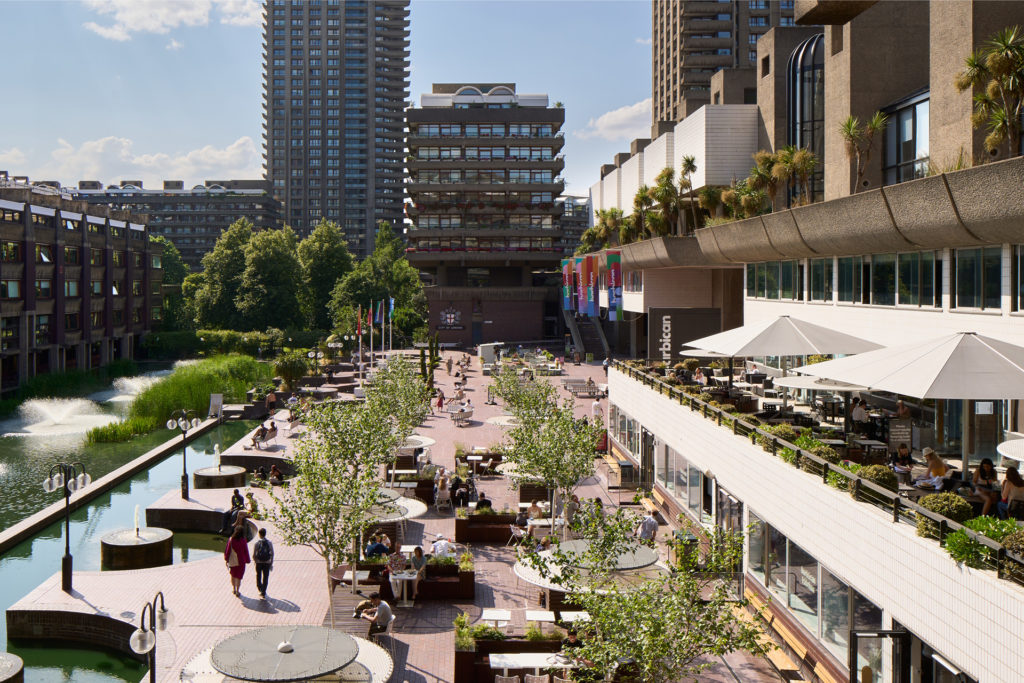Barbican Centre's Lakeside terrace