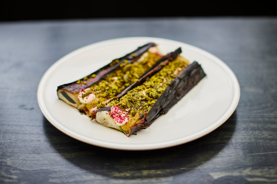 Acme Fire Cult coal roast leeks