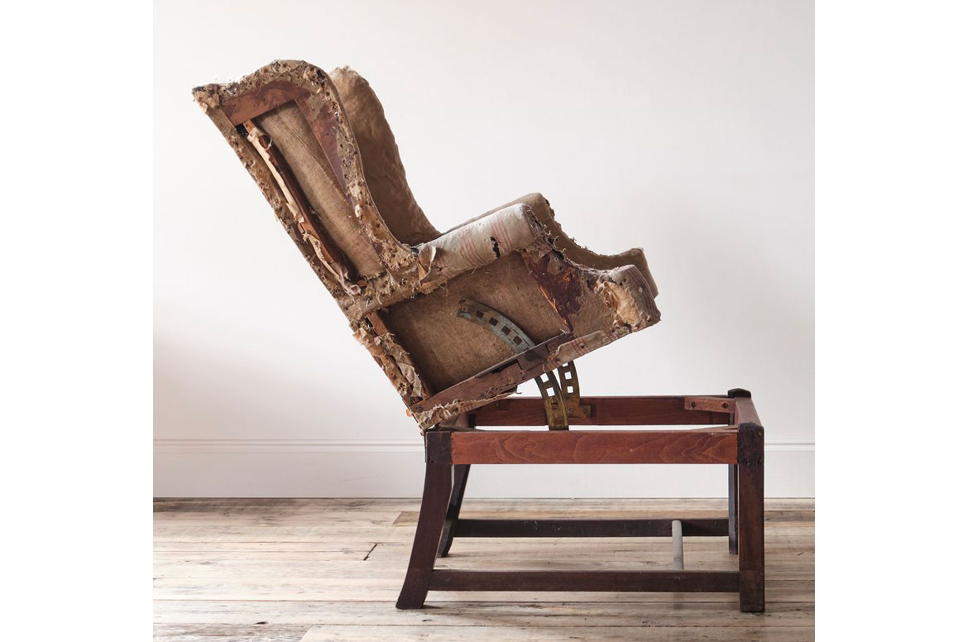 Wingback chair by Hoarde Vintage