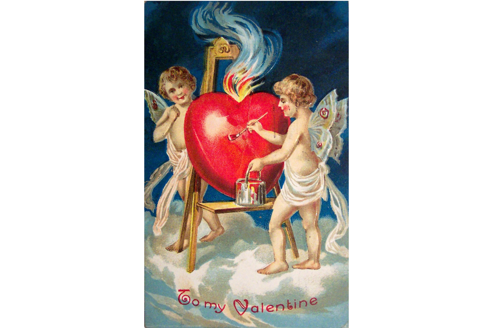 A Valentine's card, c. 1909 