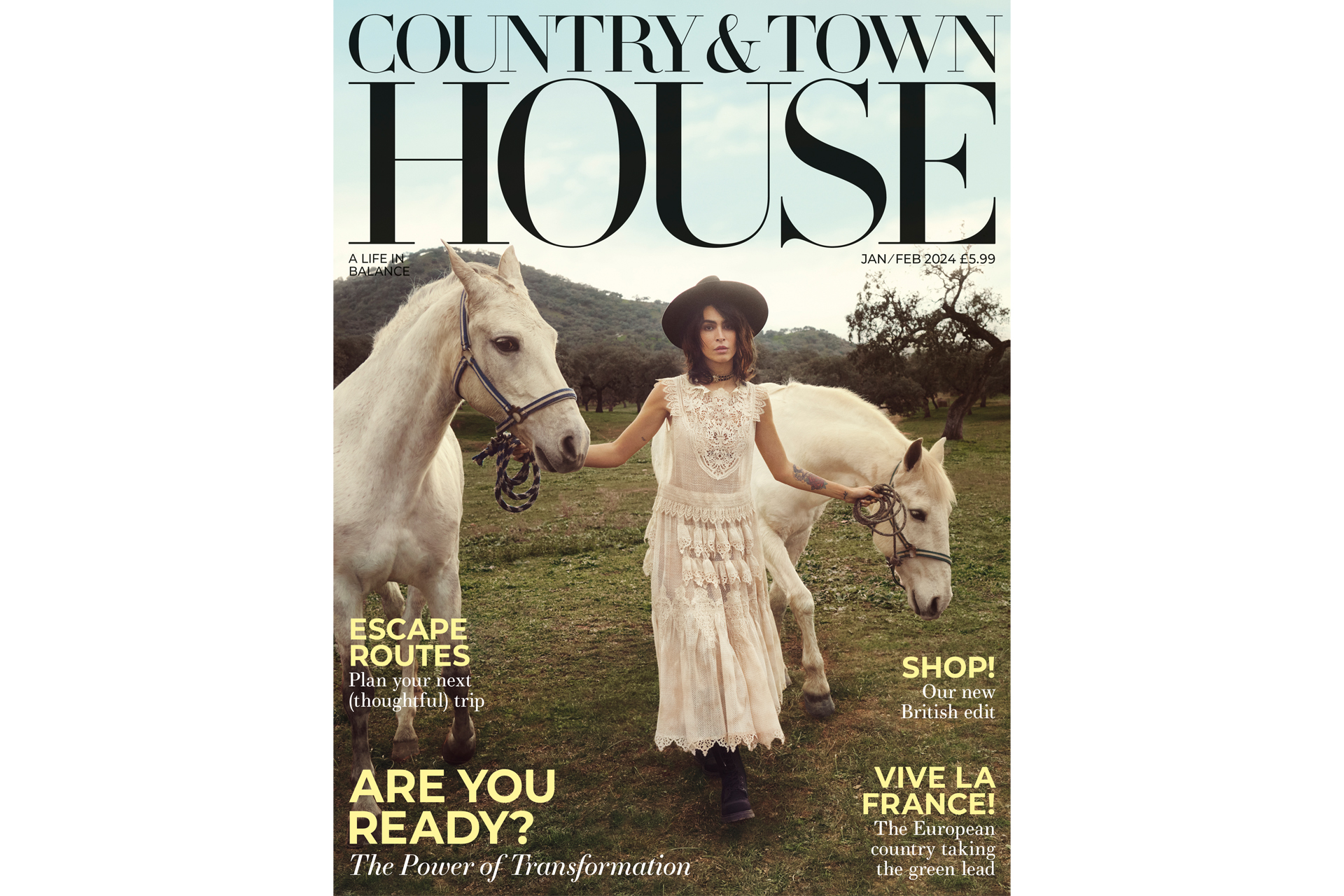 Jan/Feb ’24 Issue of Country & Town House cover
