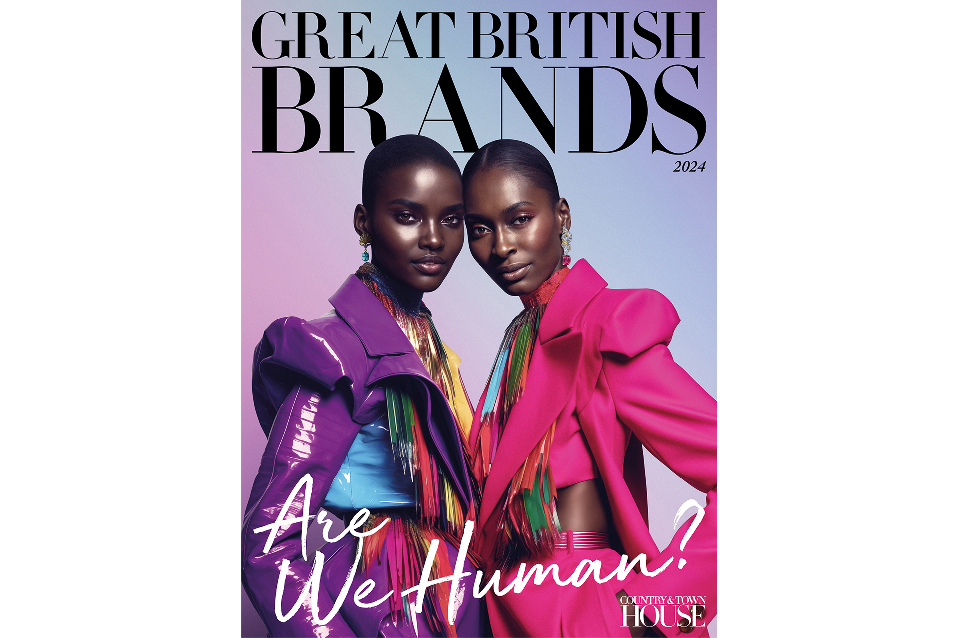 Great British Brands cover 2024 with AI supermodel Shudu