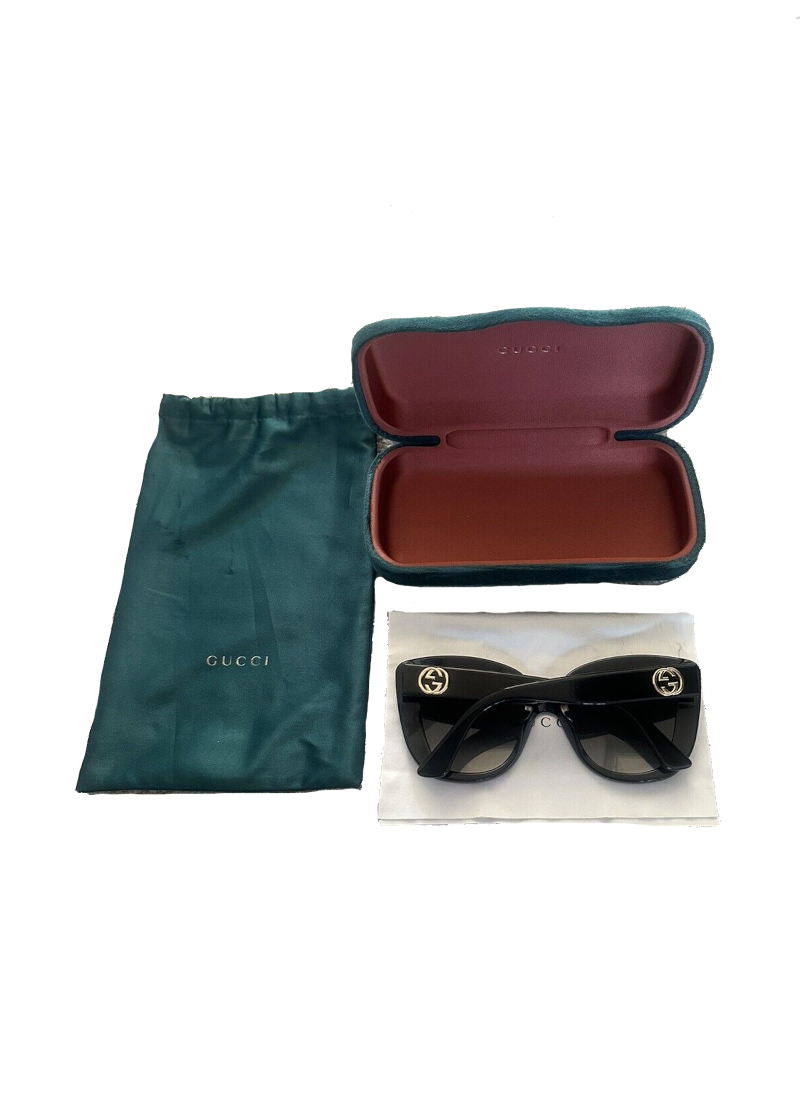 Sunglasses with case and bag