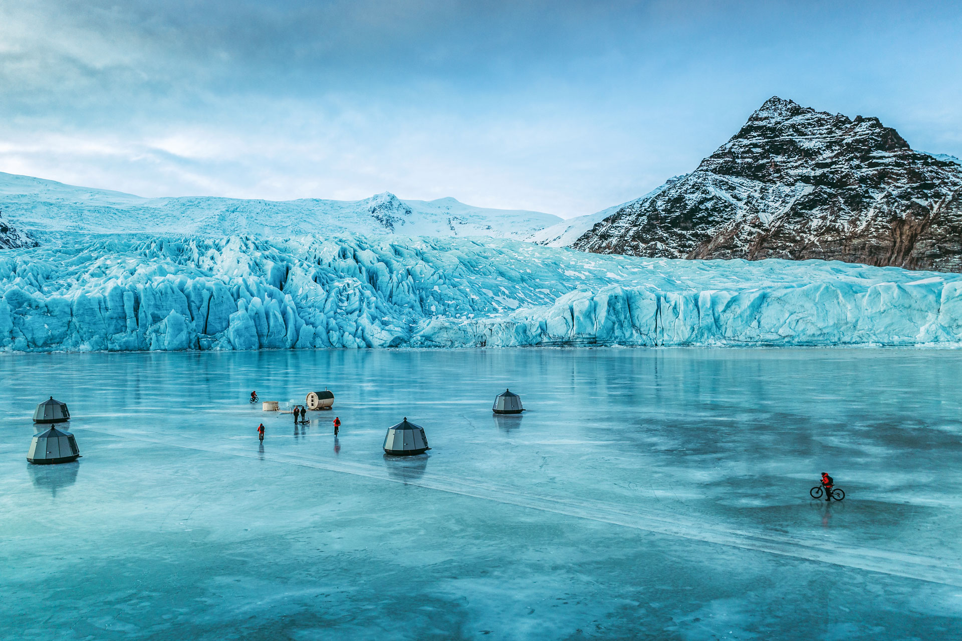 Ice camping adventure by Cookson Adventures