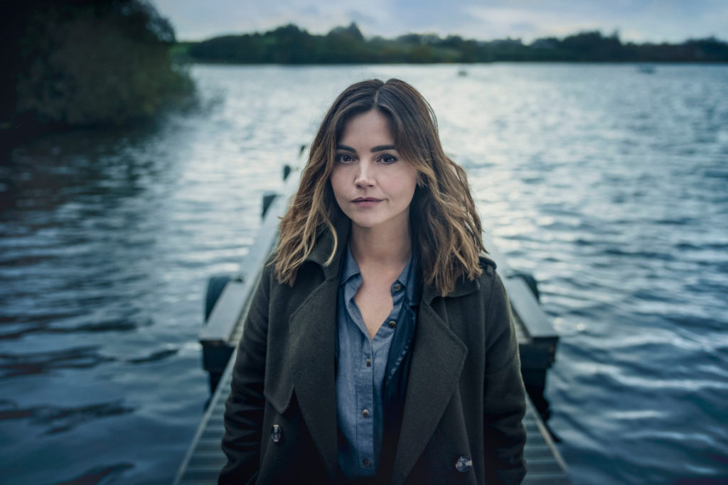 Jenna Coleman as Detective Ember Manning in The Jetty