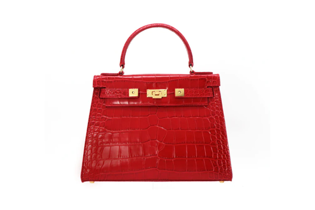 Red handbag