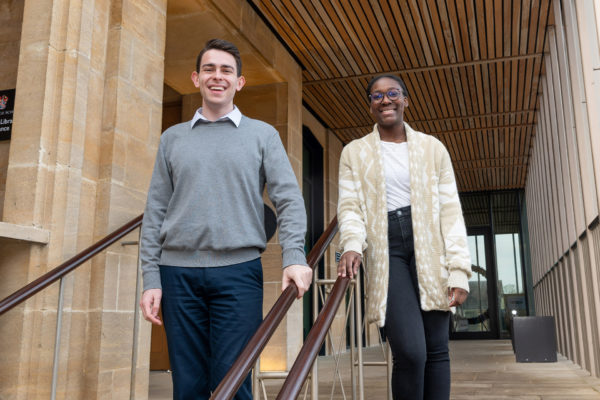 Favour Oladimeji and Evan Rubel