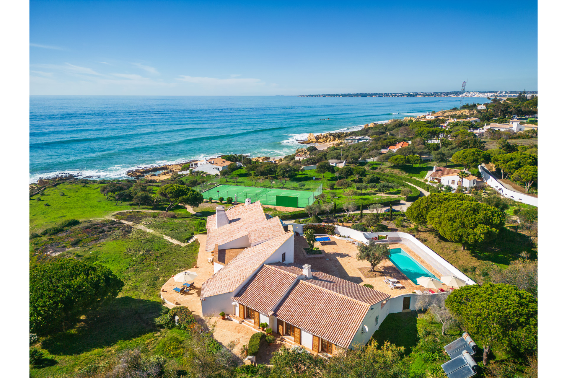 A villa beside the sea