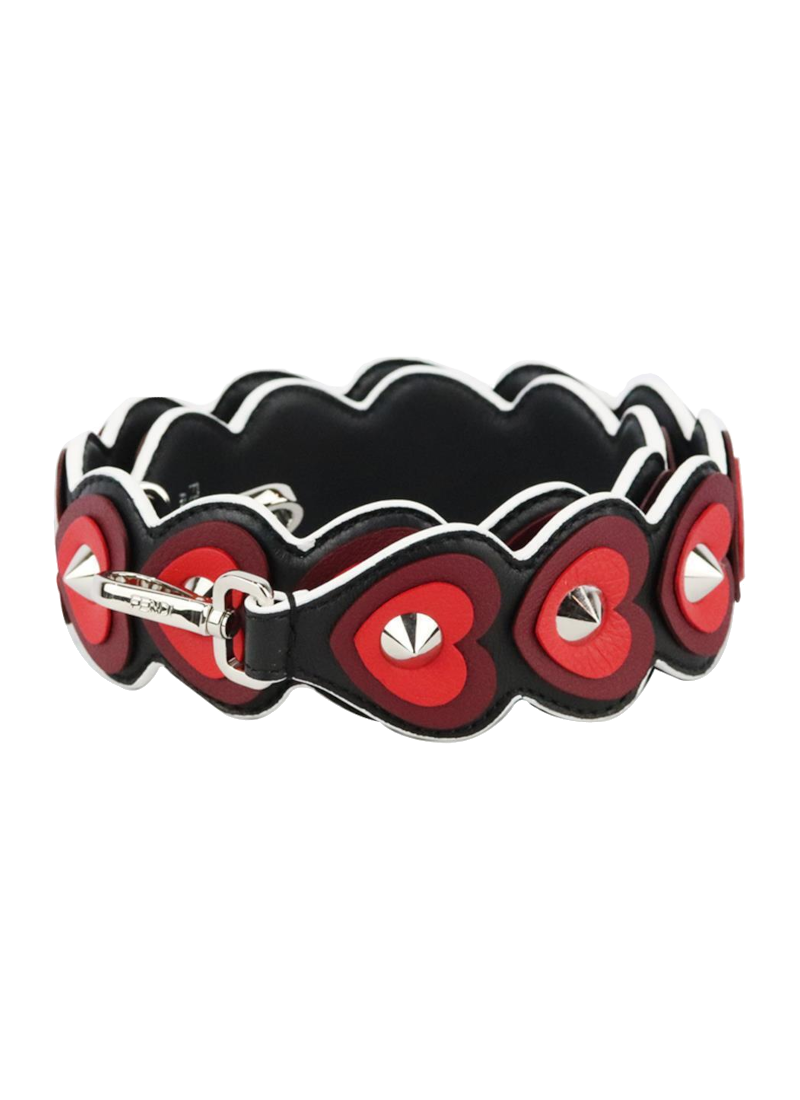 Red heart bag strap