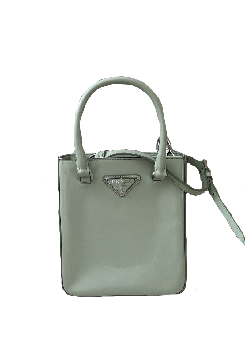 Mint coloured handbag