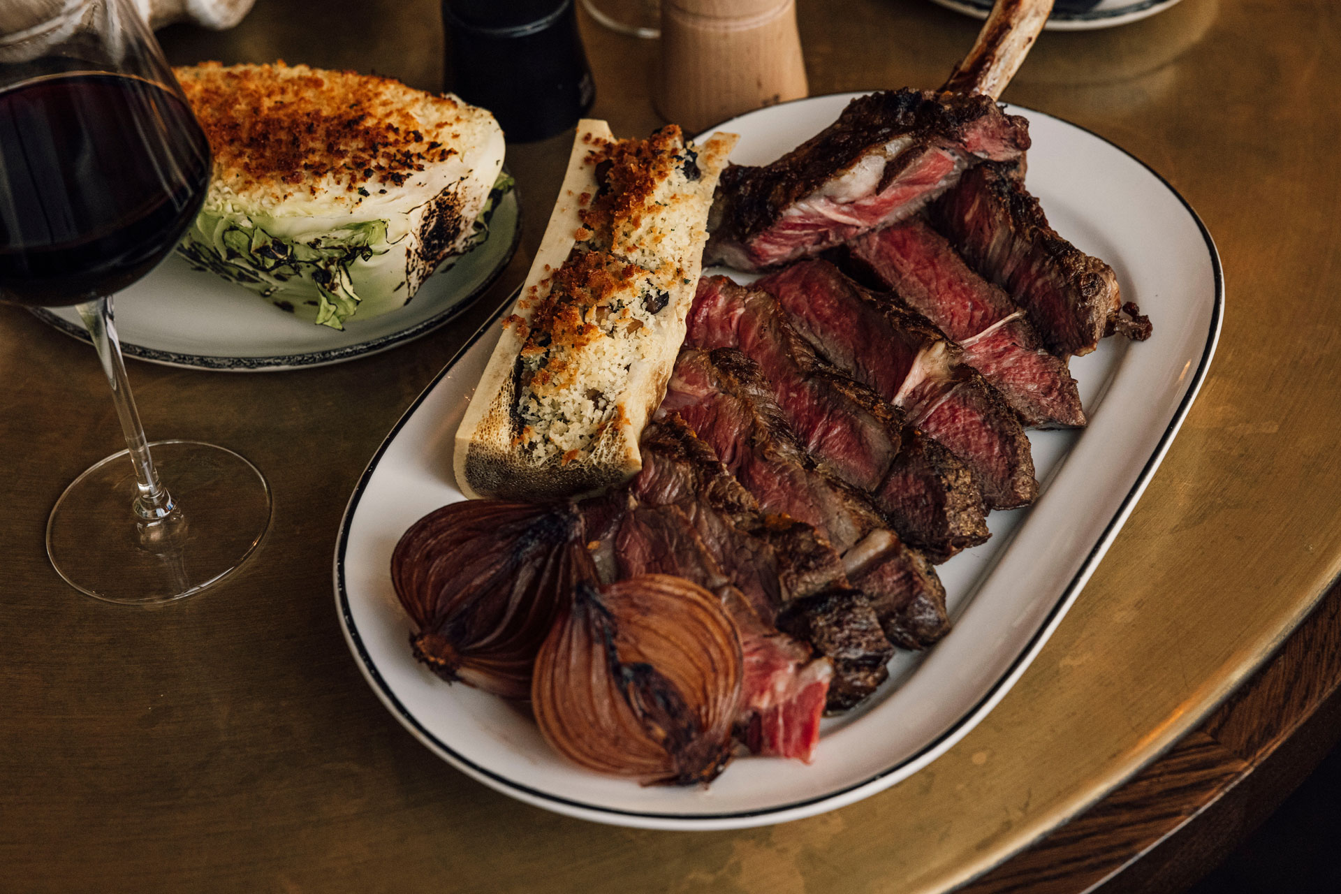 Steak and red wine