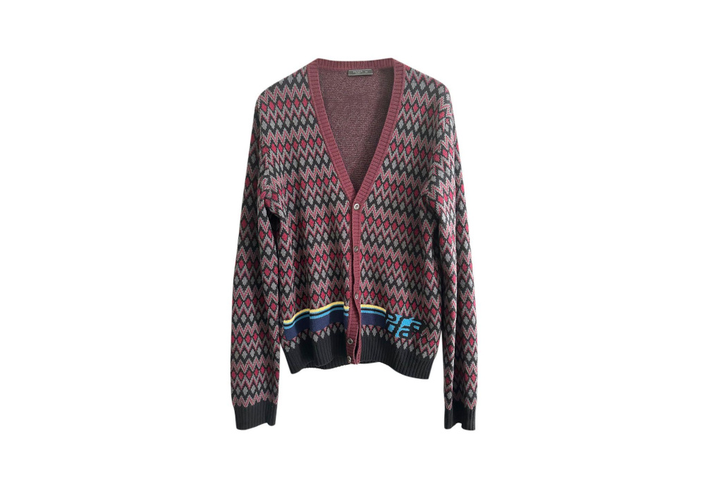 Print cardigan