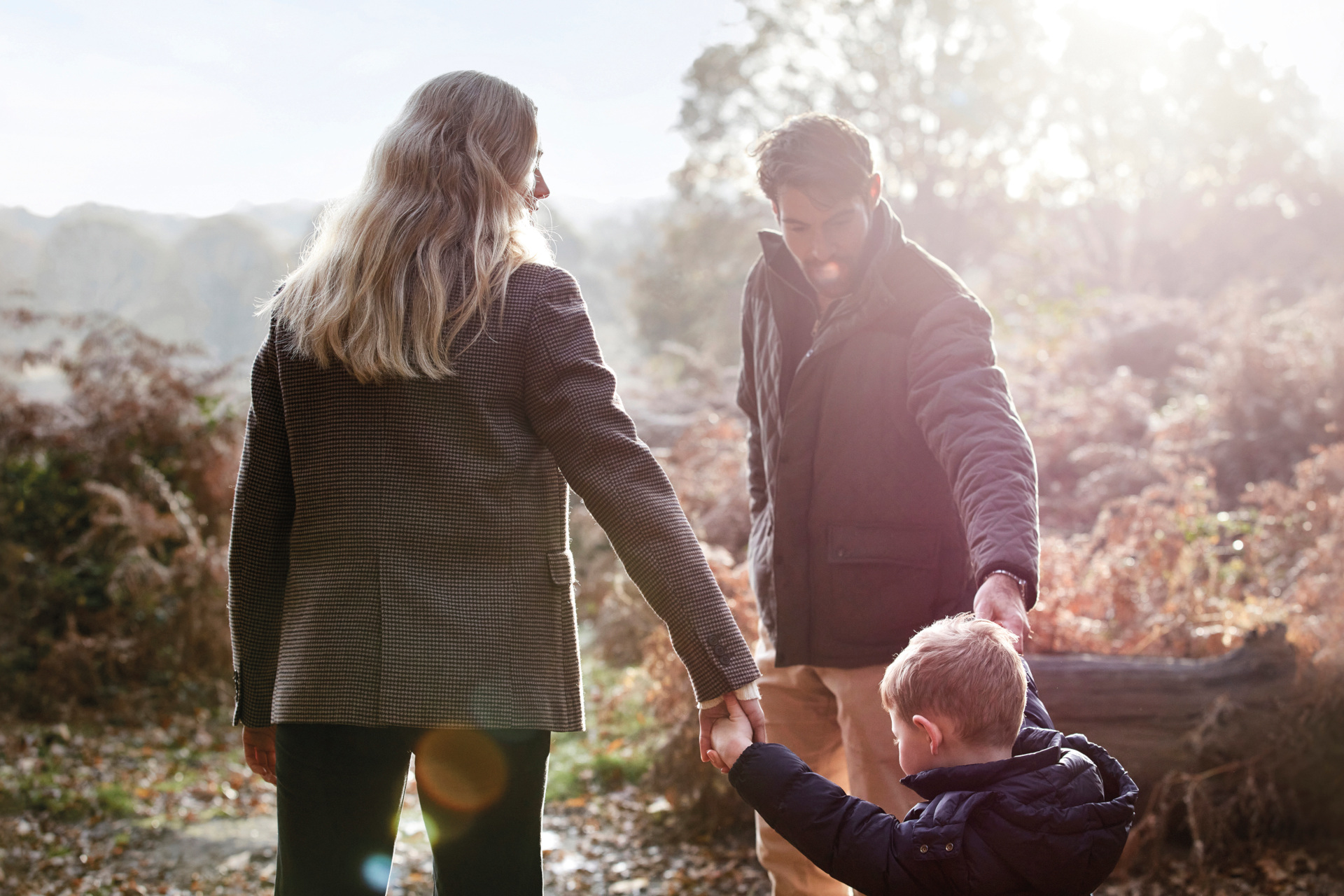 Man and woman with young boy