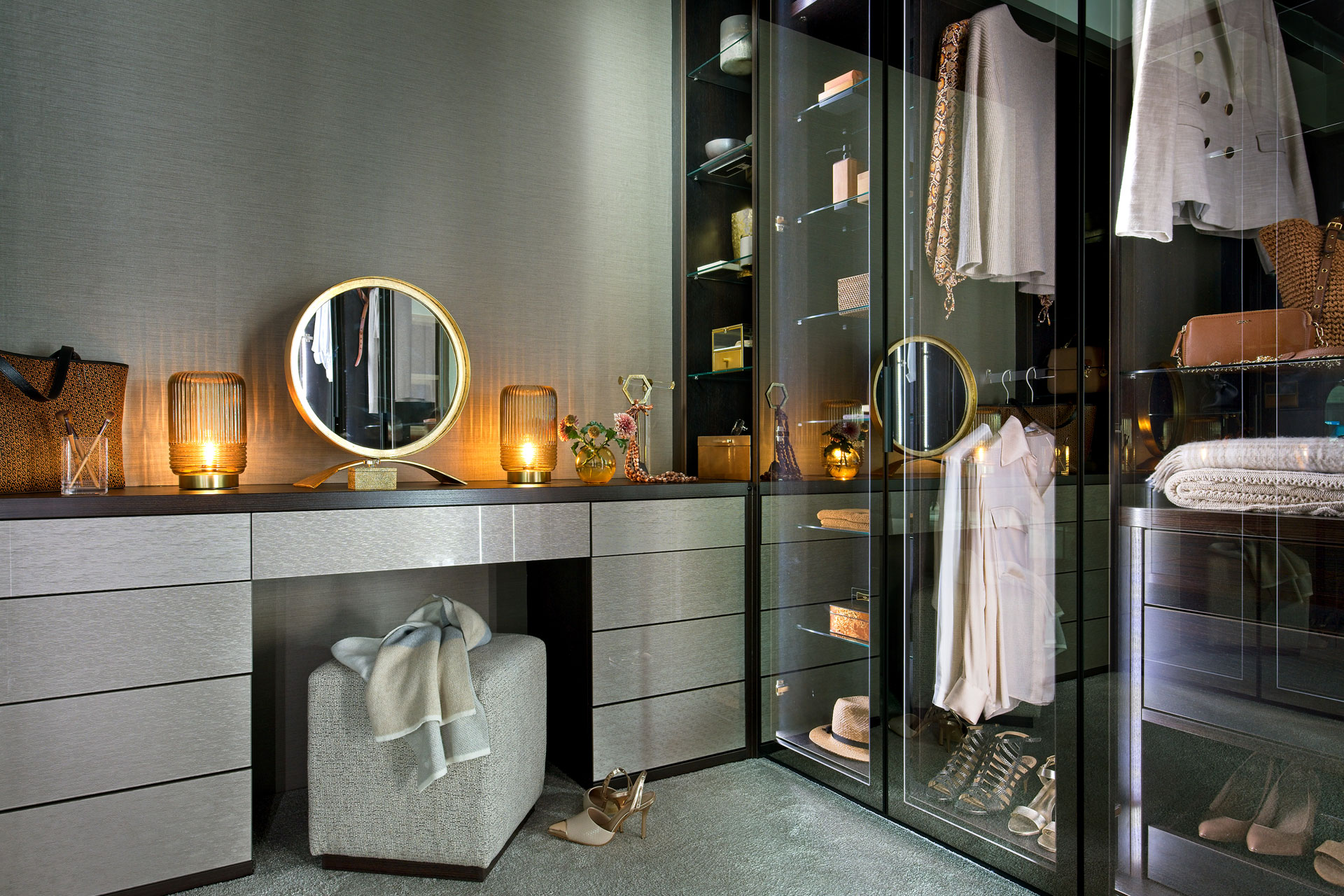 A dressing table