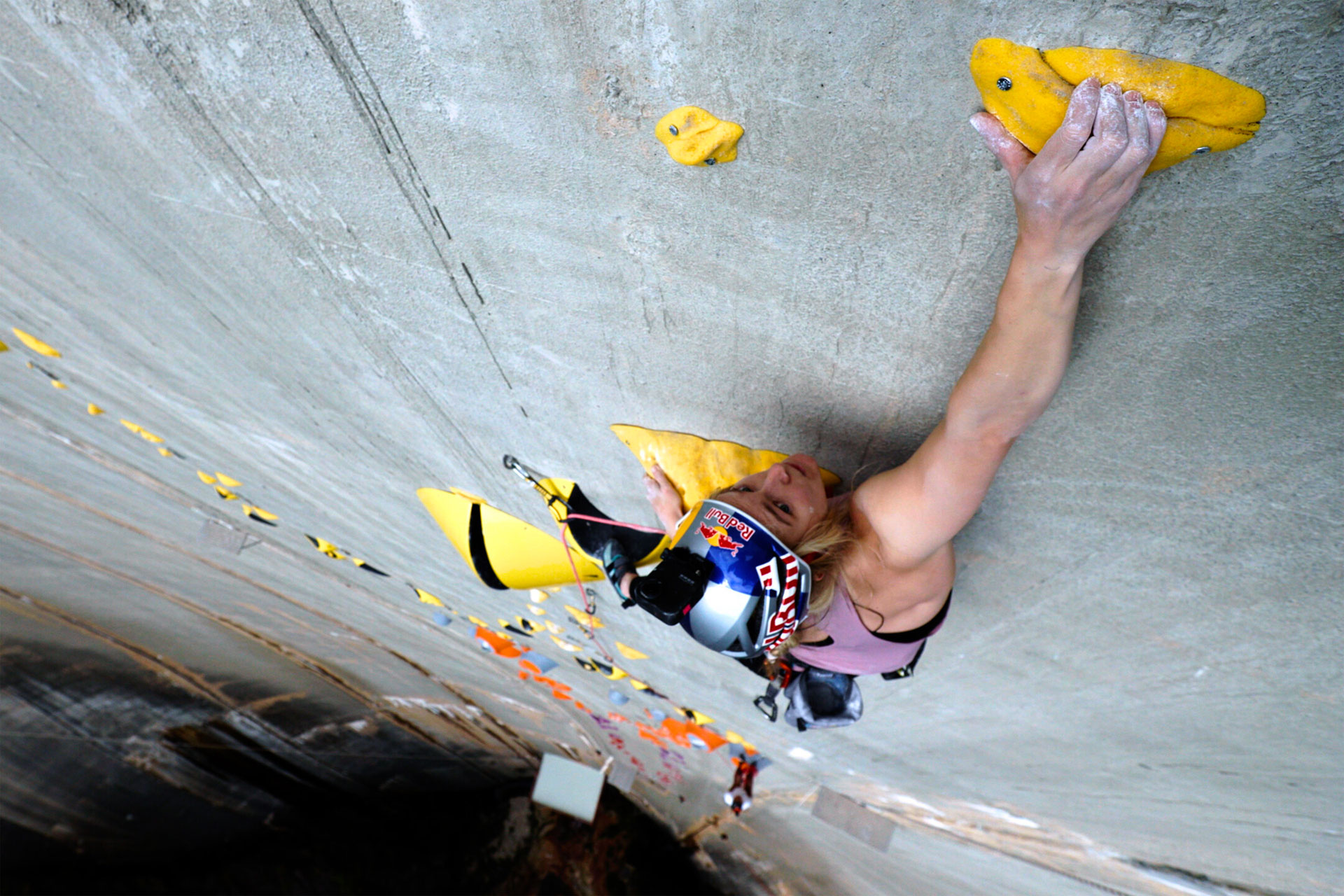 Big red bull climb Shauna Coxsey