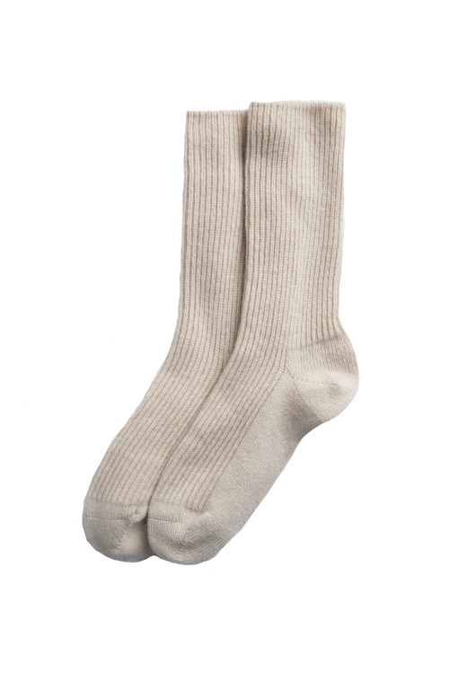 Cream socks
