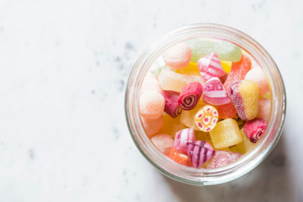 Pot of sweets