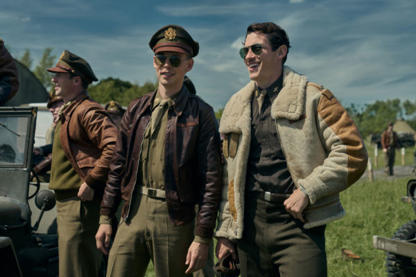 Austin Butler and Callum Turner in Masters of the Air